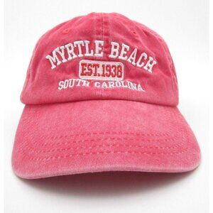 Myrtle Beach Est 1938 South Carolina Embroidered Adjustable Hat (A)